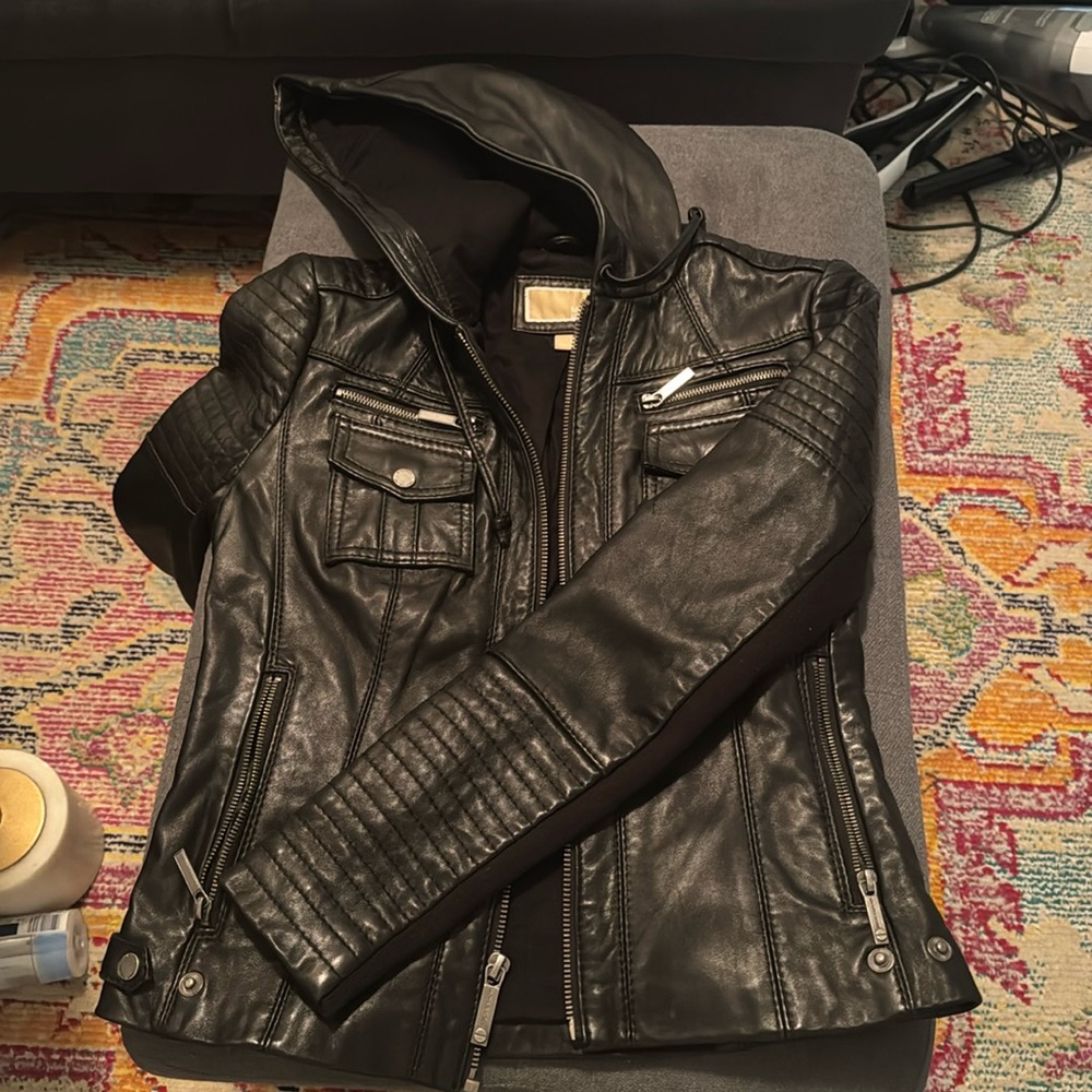 Michael Kors 100% Leather Jacket